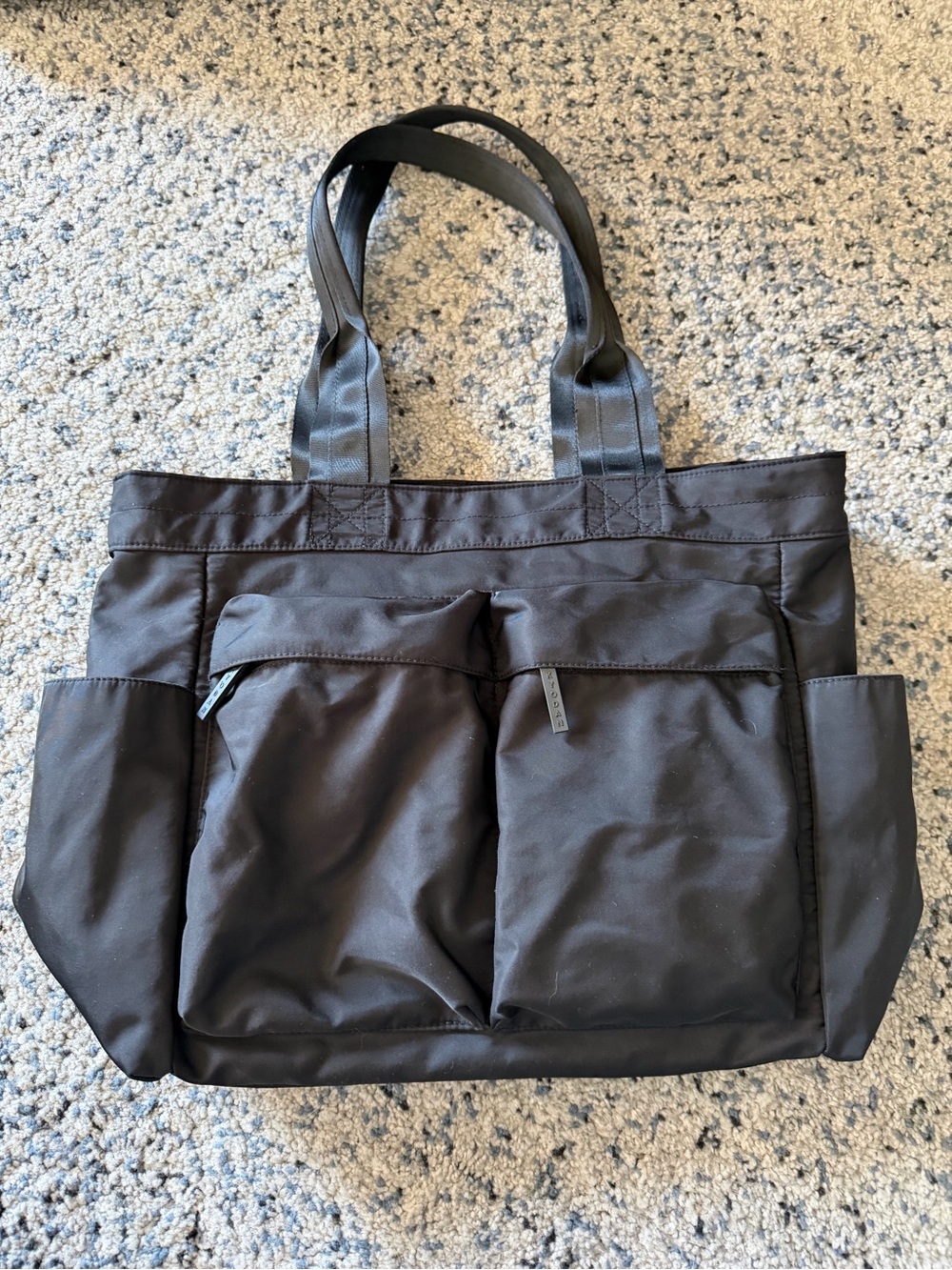Kyodan Black Multi-Pocket Utility Tote / Gym Bag